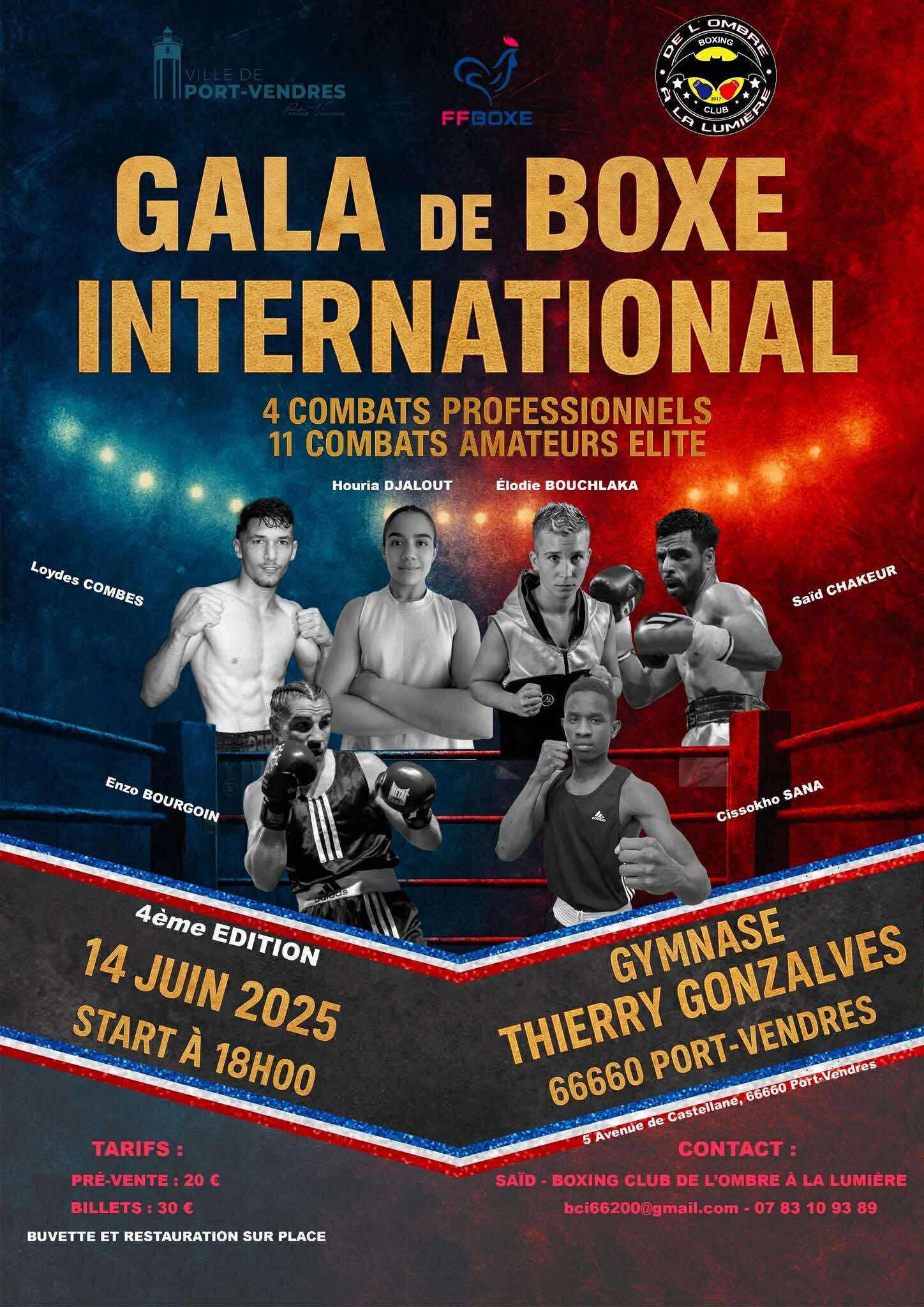 Gala de boxe Port-Vendres